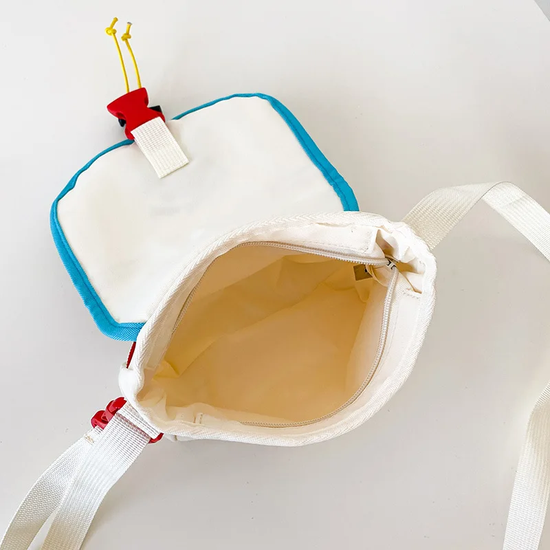 Японские холщовые сумки через плечо для женщин новинка 2024 милые Мультяшные