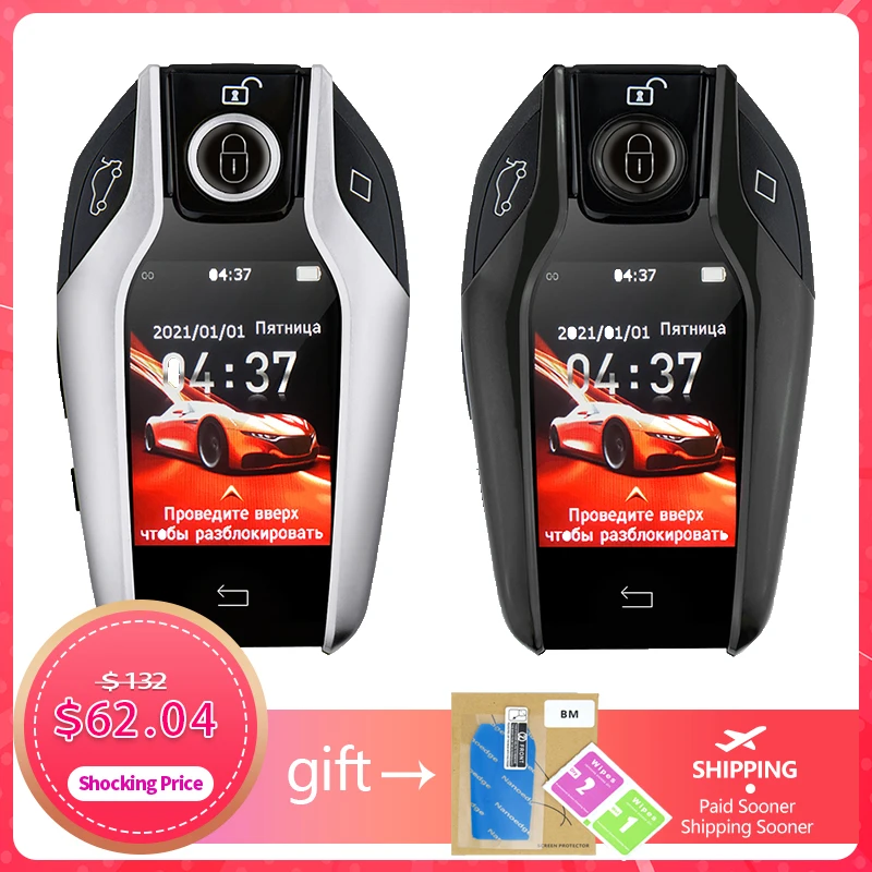 

Korean Russian Universal Smart Remote Key LCD Screen TK800 for BMW Benz Buick Audi Cadillac Lexus Land Rover Kia Kia Kia Toyota