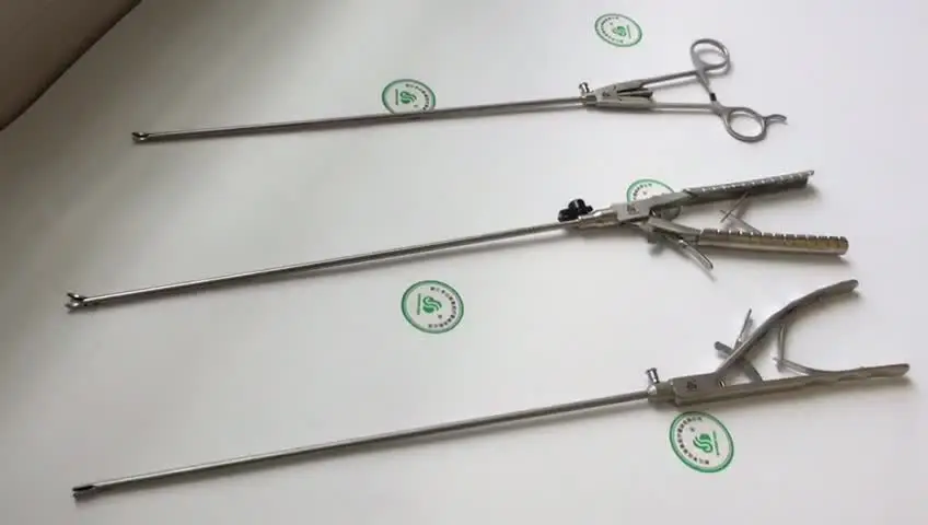 

V type handle Needle Holder For Laparoscopic Surgery Straight Curved Jaw