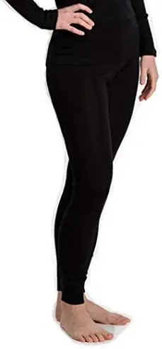 

Women\u2019s Long-Underwear Pants in 70-30 Organic Merino Wool-Silk Blend