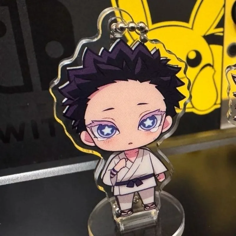 Demon Slayer: Kimetsu No Yaiba акриловая фигурка-подставка брелок Akaza Douma аниме периферийные устройства милый мультфильм настольный орнамент кулон (art.: 3920d26e666fa) - 3920d26e666fa