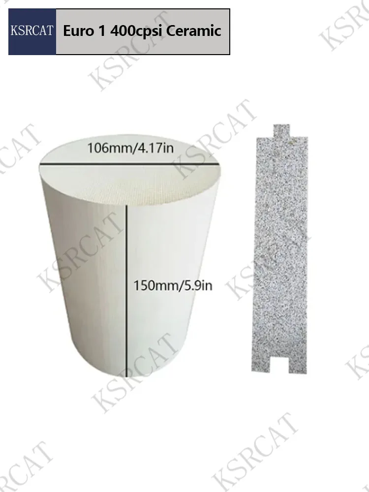 

Глушитель выхлопной системы Euro 1, керамический материал, 106*150 мм, 400 ячеек для автомобилей