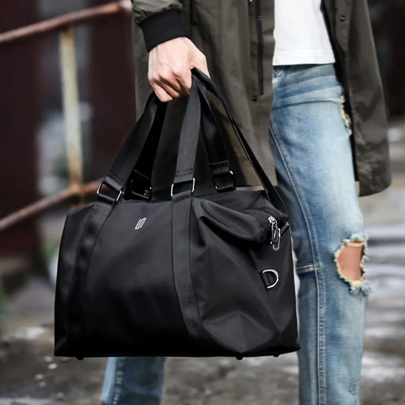 Simple Wave Proof One Shoulder Travel Bag Large Capacity Sports Fitness Bag Short Trip Travel Convenient Luggage Bag Handbag