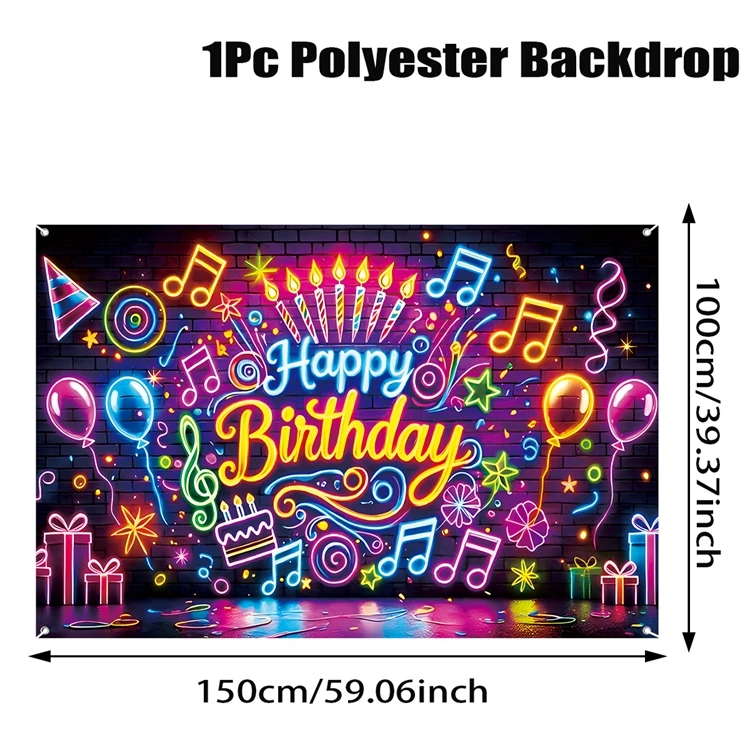 

Светящийся фон для дня рождения FENGRISE