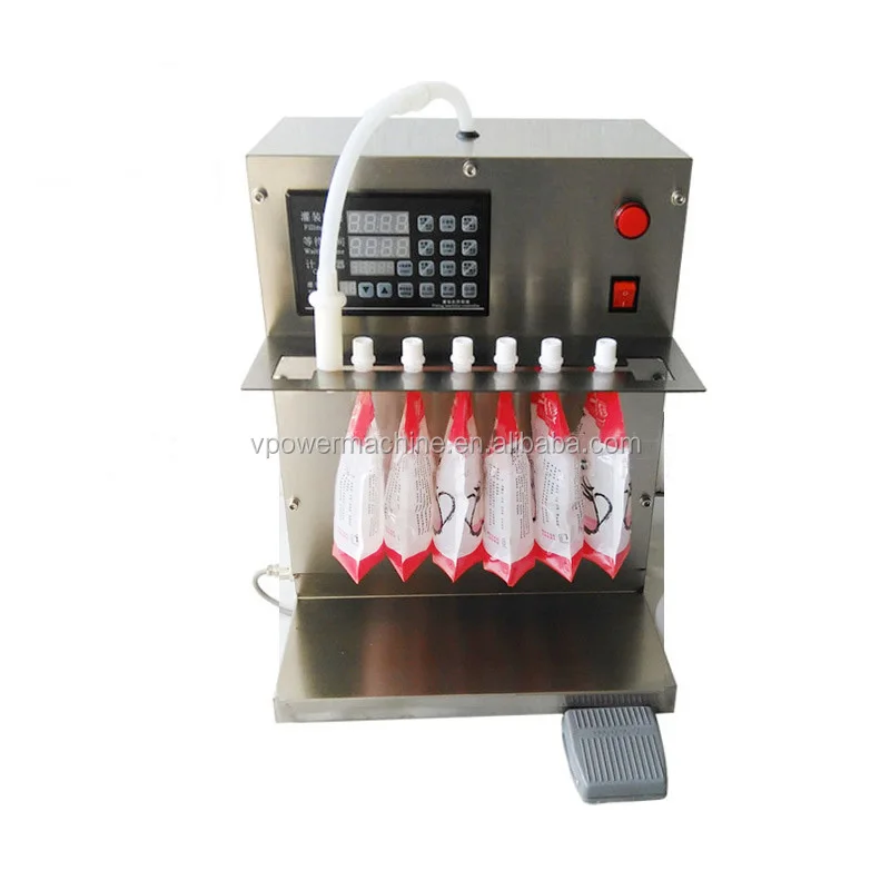 

spout pouch juice liquid self-supporting bag filling capping machines for soybean milk