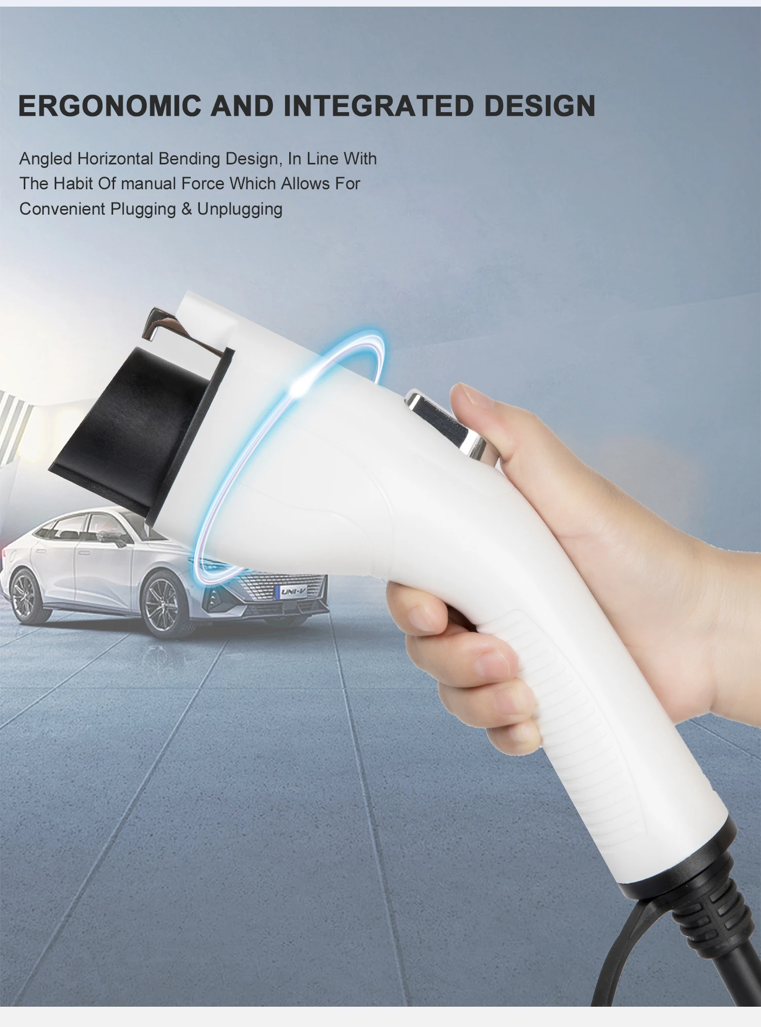 EVcharger4U Тип 2–Тип 1 J1772 Кабель для зарядки EV 1P 32A 7KW 4M для автомобилей электромобилей Использование на общественных зарядных станках (art.: 3920d37e12e54) - 3920d37e12e54