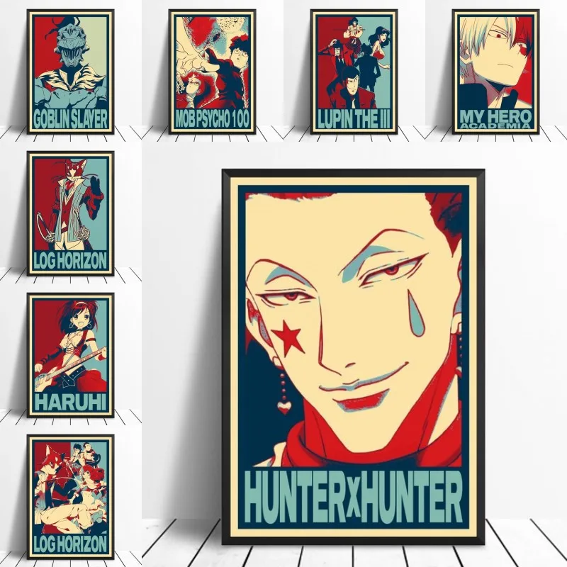 

Kill La Kill Poster Cartoon Anime Art Print Canvas Poster Home Decoration