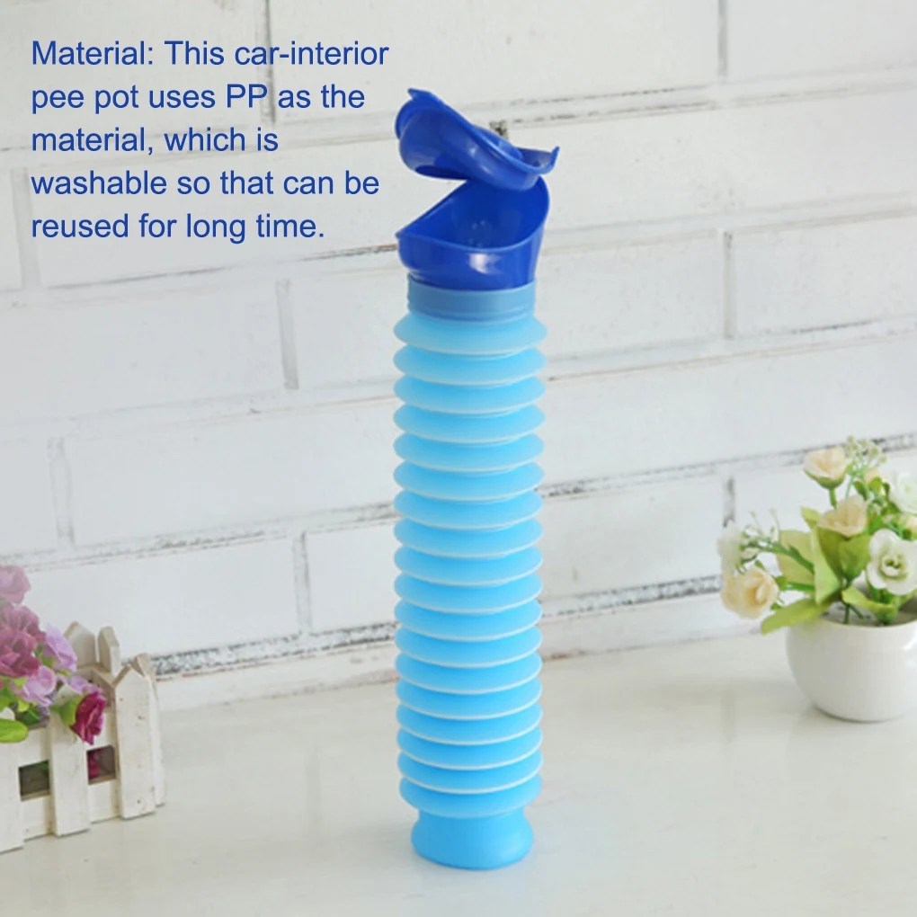 

750ML Car-interior Pee Pot Urine Potty Washable Container with Lid Portable Accessory Outdoor Travel Emergency
