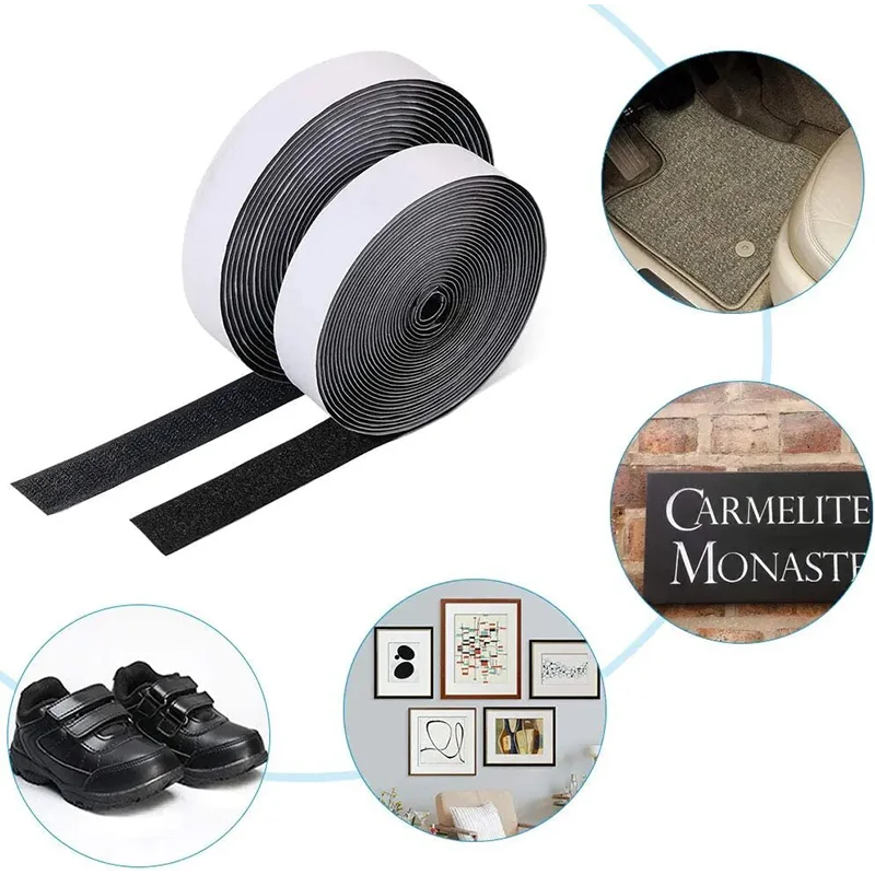 1 метр прочная самоклеящаяся лента на крючке и петле волшебная наклейка ленты для