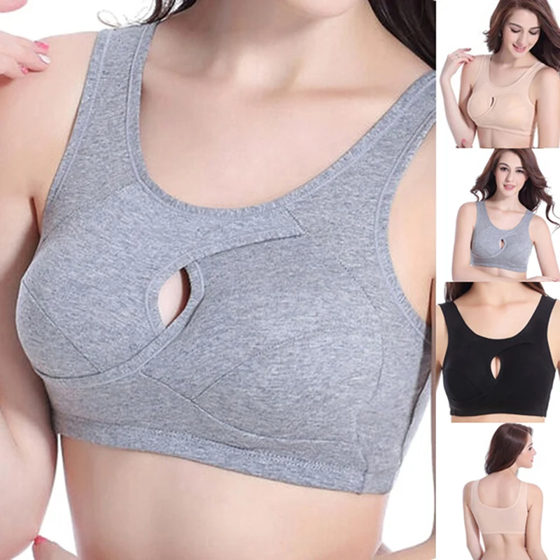 

Womens Seamless Pregnant Nursing Bra Yoga Sleeping Bralette 100% Breathable,Buttery-soft Comfortable soutien gorge allaitement