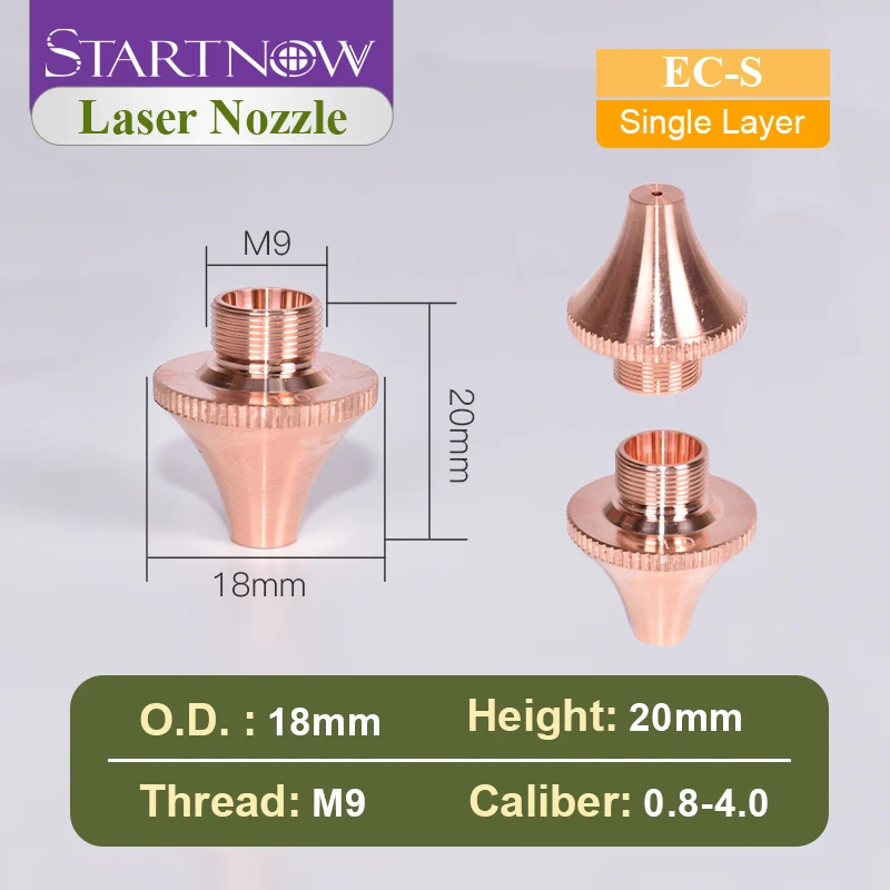 

Startnow Индивидуальное оптоволоконное лазерное сопло для режущего станка OSPRI HG D28mm H15 Шестигранное сварочное сопло Наконечник острых форсунок