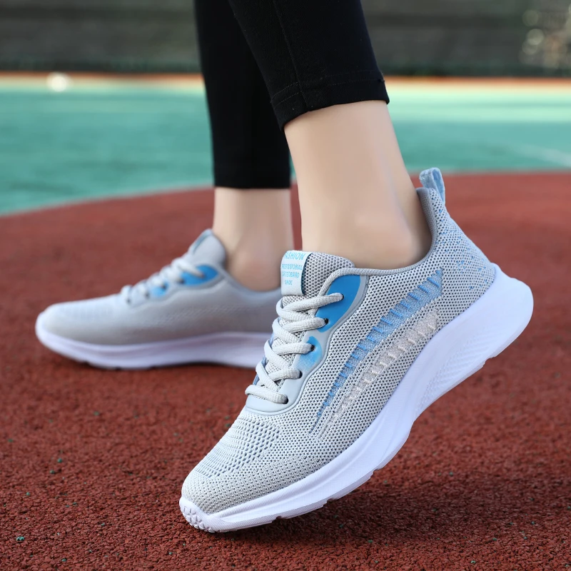 Женские кроссовки на плоской подошве со шнуровкой Размеры 35-41 - купить по