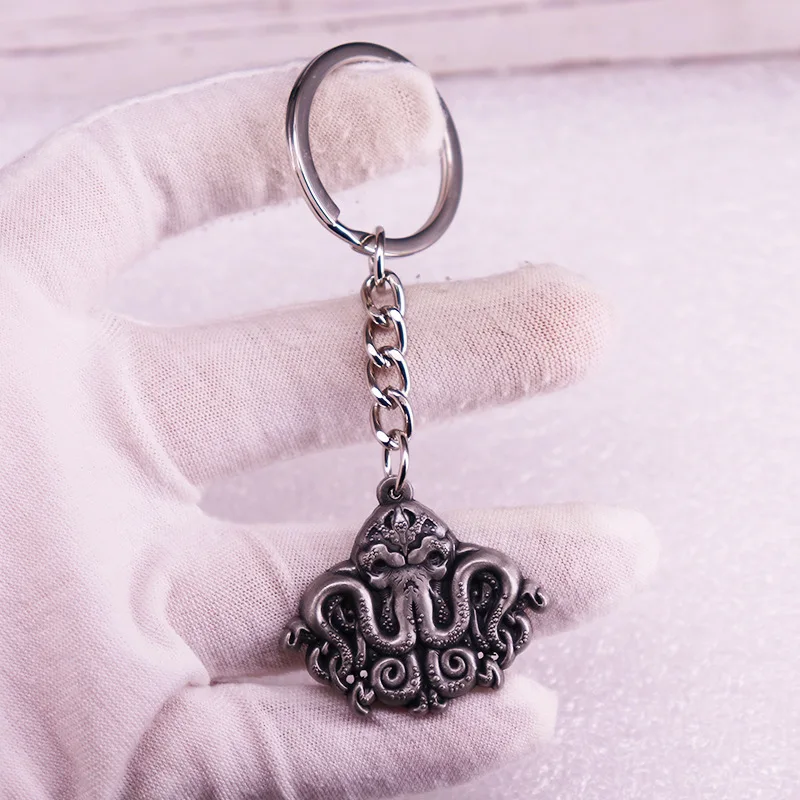 Лучшие качественные фиктивные игровые краковые щупальца - выдуманный ужасный металлический эмалевый значок на запонке для рубашки, сумки или шляпы, подарок для фанатов.