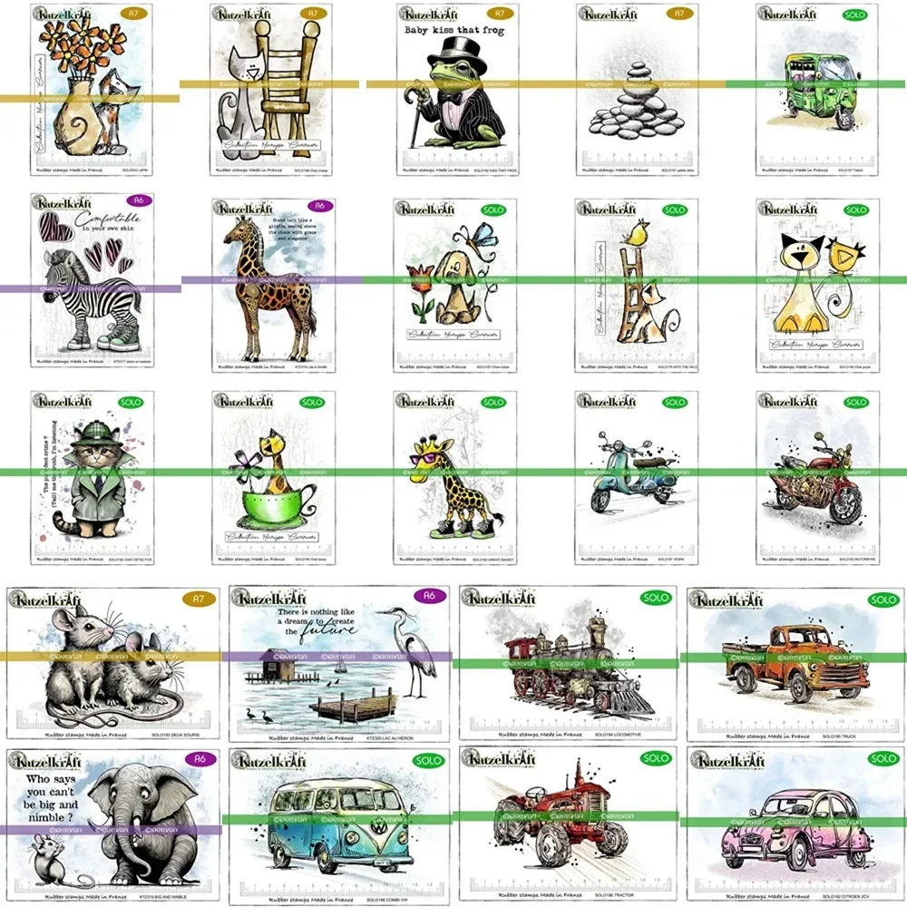 Забавные Новые прозрачные силиконовые штампы для скрапбукинга сделай сам