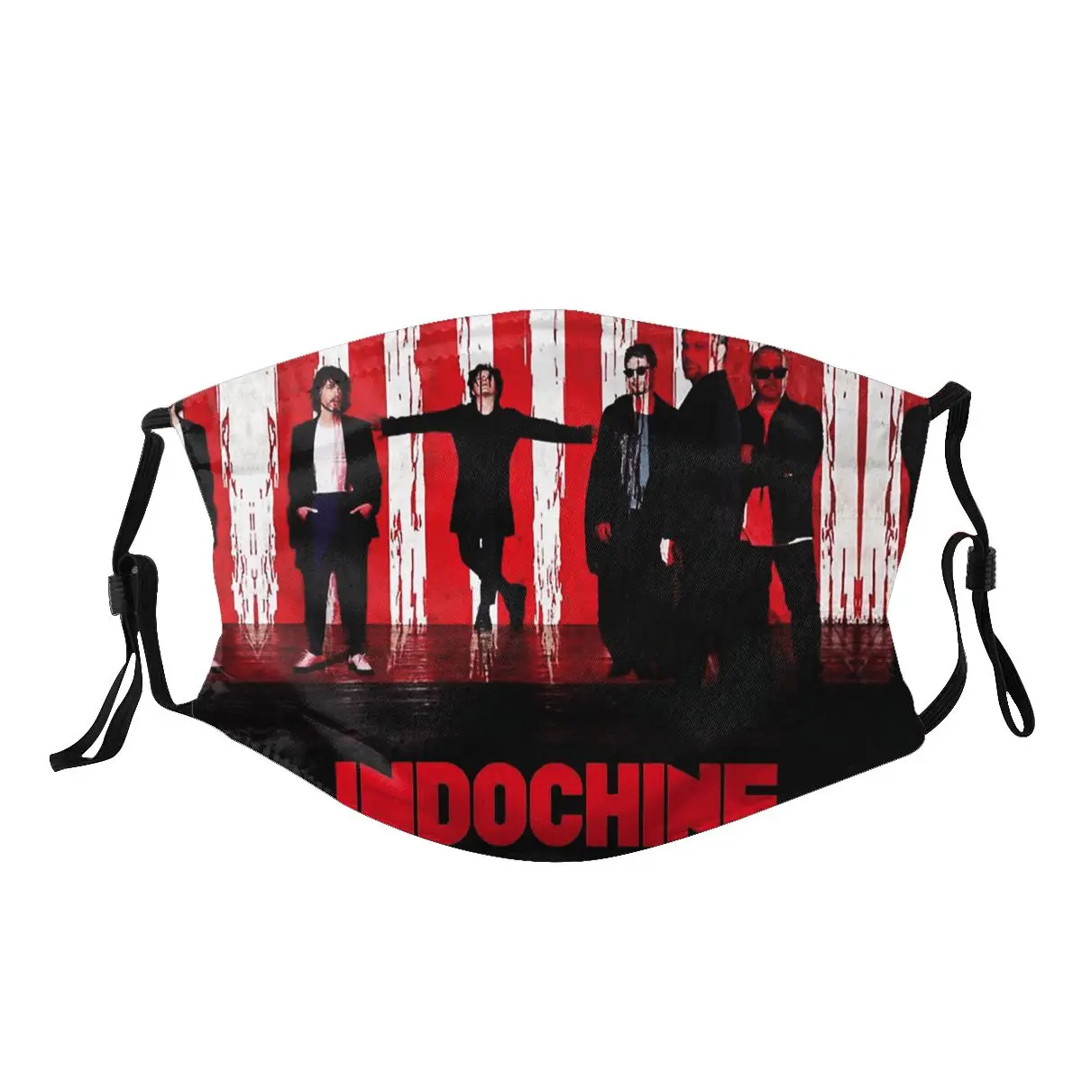 

Anime Indochineband Activated Carbon Filter Mask Humor Graphic orchestra Grimace