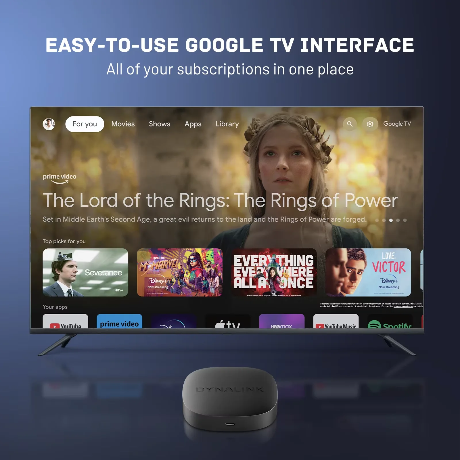 Умная ТВ-приставка Kinhank Android S905Y4 WiFi6 с Netflix 4K
