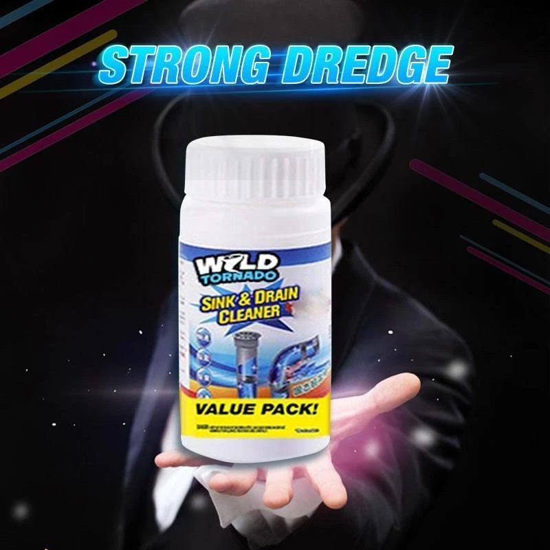 

1Box Sink Drain Declogger New Pipe Dredge Deodorant Cleaner Closestool Toilet Deodorization Clogging Sewer Dredging Dredge Agent