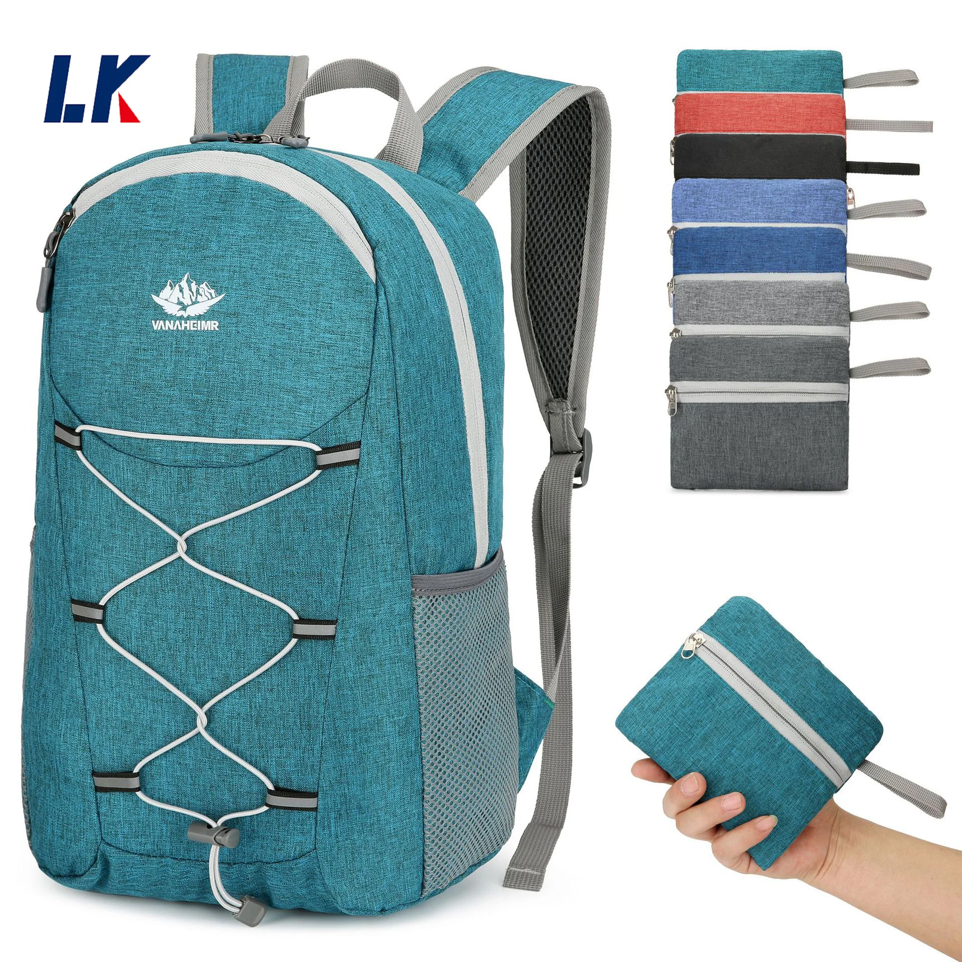 

Легкий складной рюкзак 20 л, Сверхлегкий складной уличный складной рюкзак, дорожный рюкзак, спортивный рюкзак для мужчин и женщин