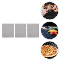 3pcs outdoor portable electric grill barbecue mat grill mat barbecue sheets barbecue mats for outdoor restaurant camping home
