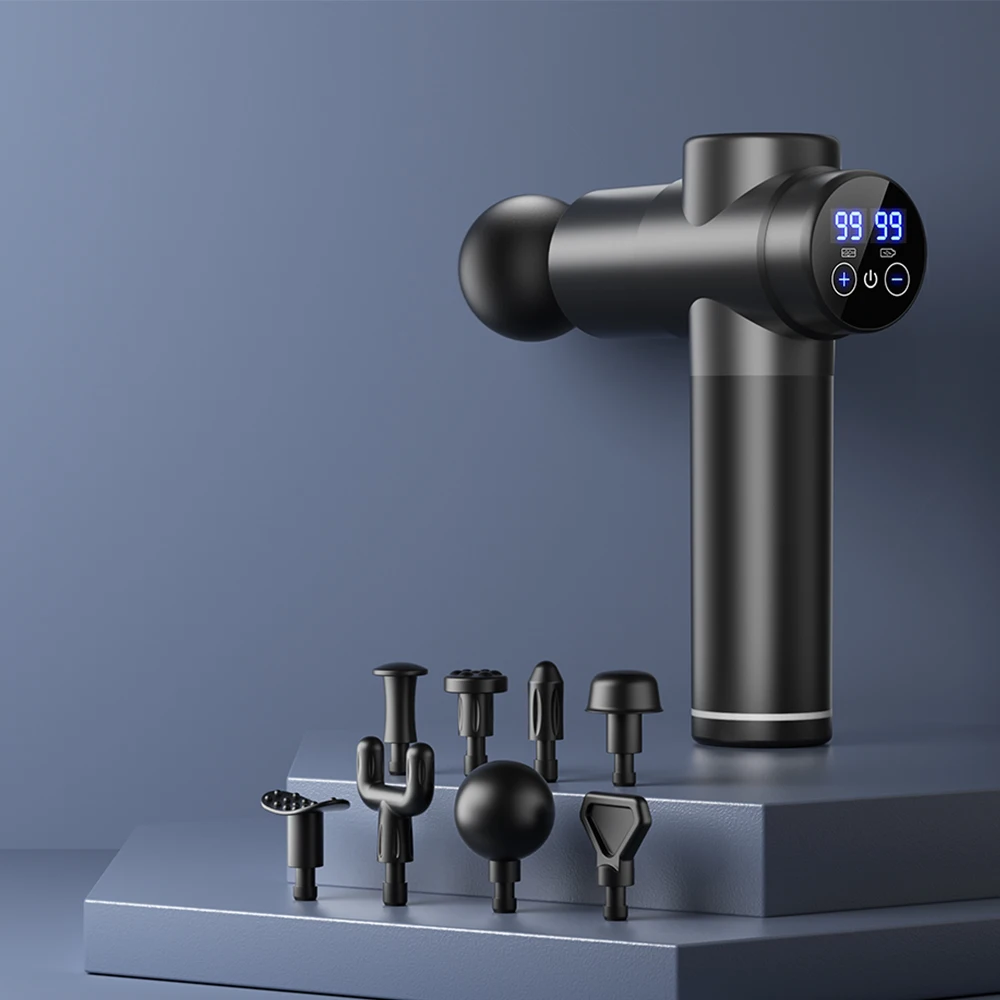 Мини-портативный фасциальный пистолет для глубокого массажа тканей Мини-легкое