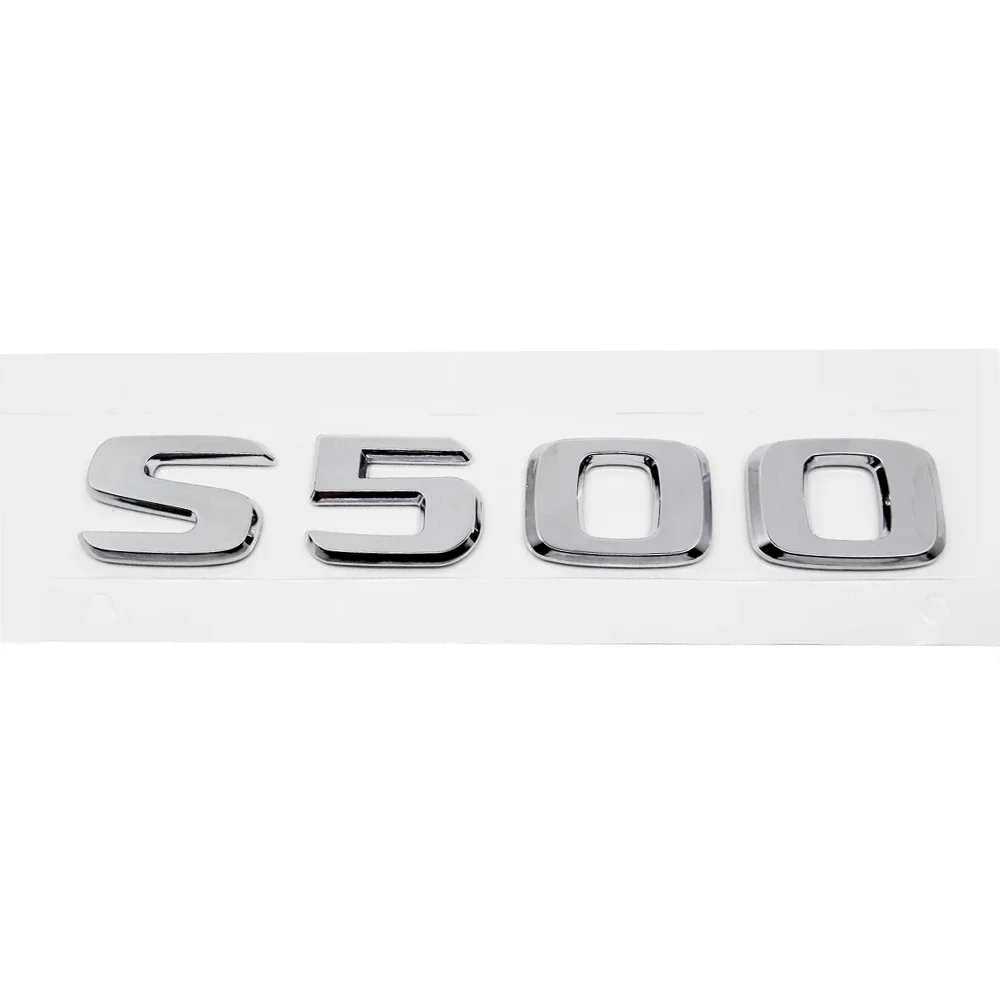 Фото АБС-пластик S500 S500L S600 S600L багажник задний логотип значок эмблема наклейка для Mercedes Benz S Class W126 W140 W220 W221 W222 C217 №2