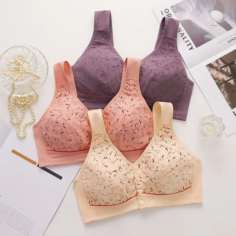 Бюстгальтер Для Беременных С Открытой Застежкой Спереди Кормления Из Хлопка И