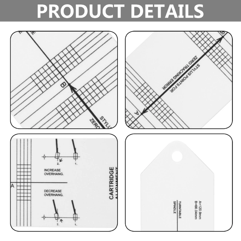 Проигрыватели пластинок Картридж Датчики выравнивания иглы Калибровка