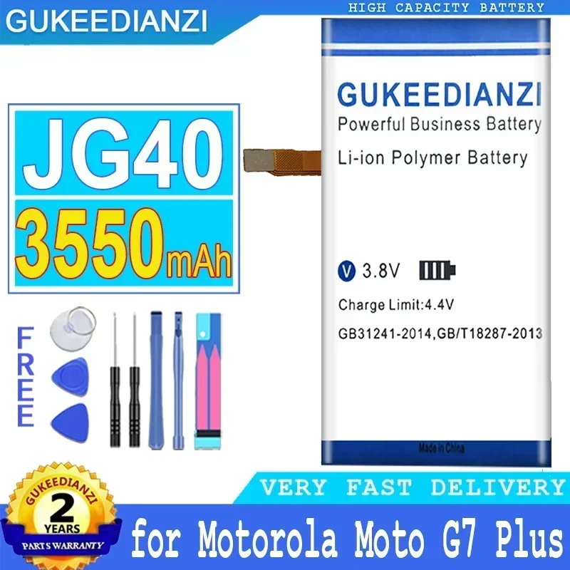 JG40 3550 мАч аккумулятор мобильного телефона для Motorola Moto G7 Plus G7Plus Global XT1965-3 XT1965-2 XT1965