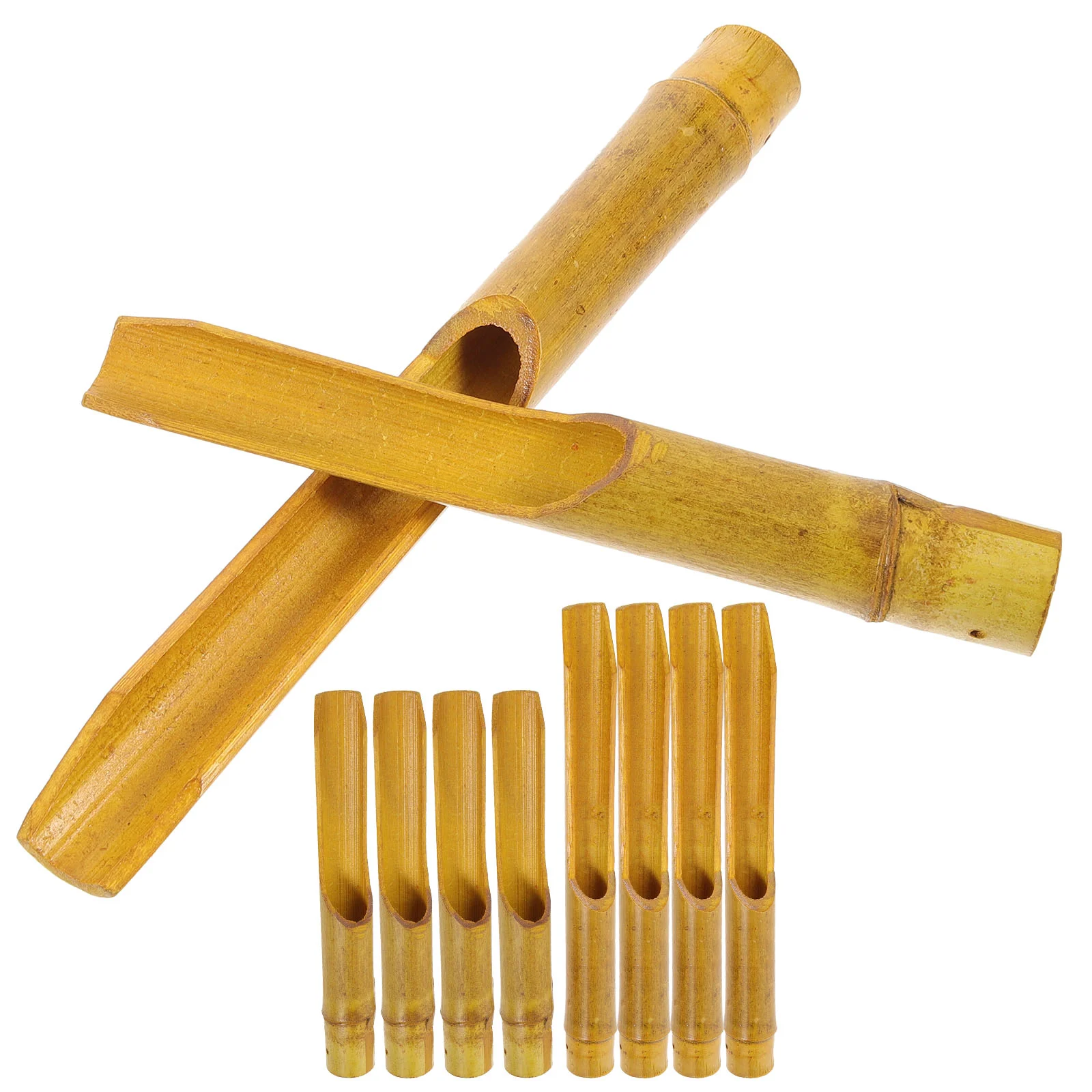 

10Pcs Wind Chime Tube Bamboo Pipes Wind Chime Tube DIY Supplies