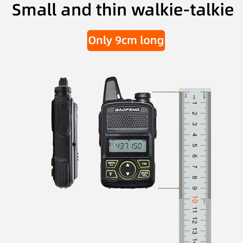baofeng BF T1 Mini Walkie Talkie Ham radio comunicador Two way radios Portable profesional cb radio stations transceiver 2Pcs