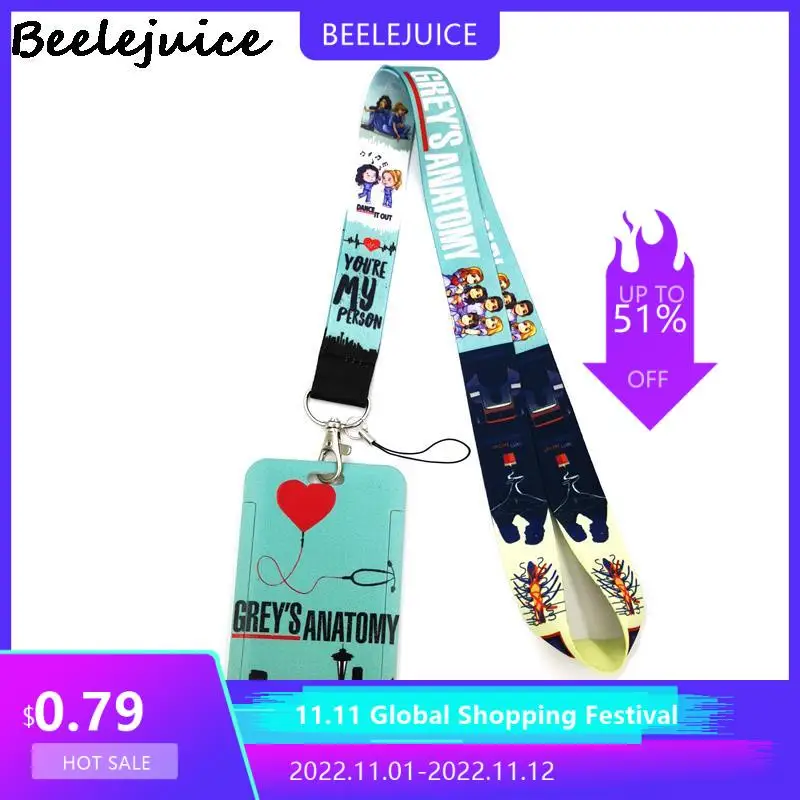 

Серый анатомический шейный ремешок, ремешок для ключей, брелок для ключей, брелок для ключей, аксессуар, ленты для ключей