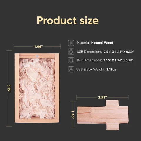 Прозрачная крышка, деревянная коробка, USB-накопитель, 64 ГБ, 128 ГБ, бесплатный индивидуальный логотип, карта памяти 32G, 4G, акриловая крышка, деревянный крест, форма 8G