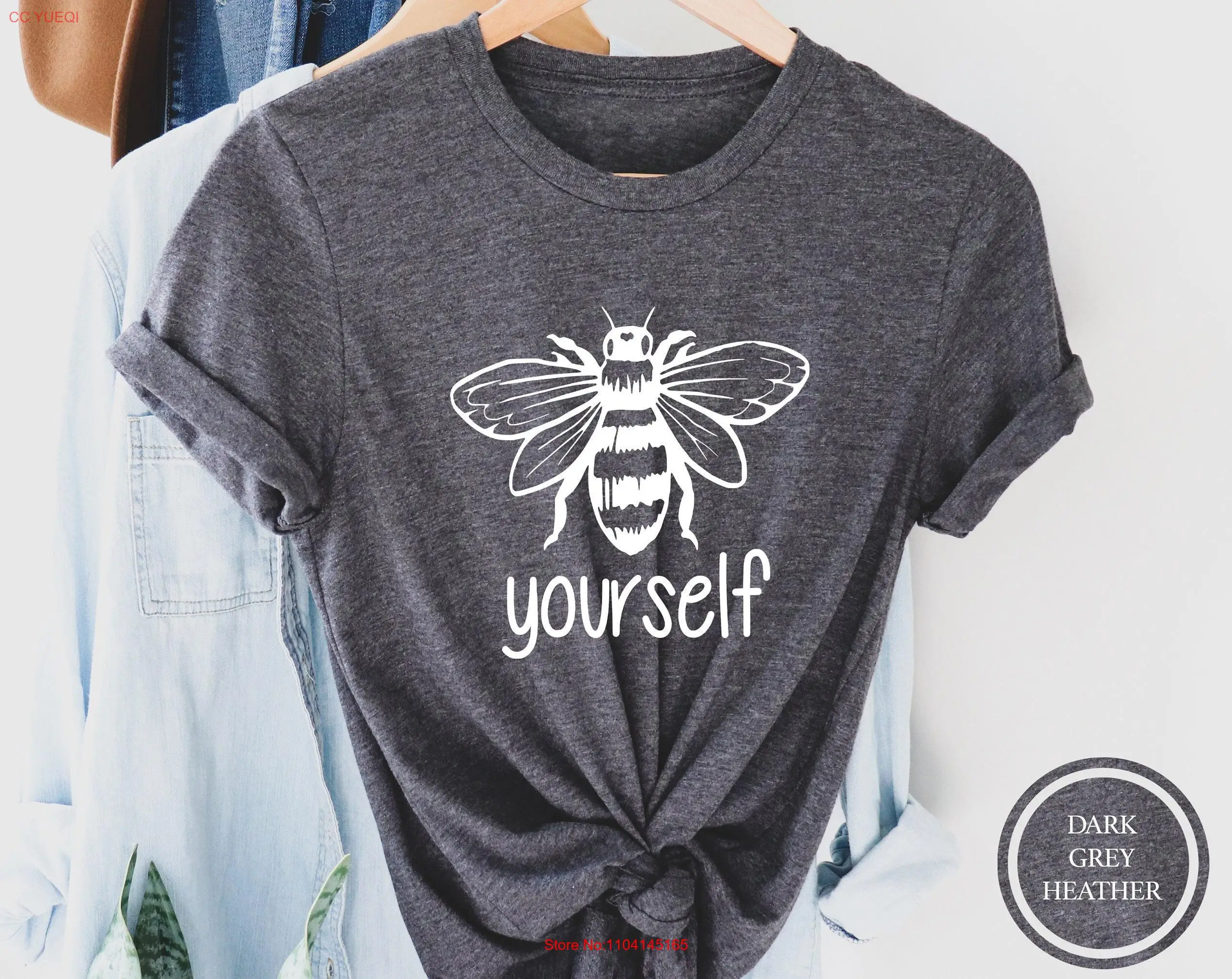 Футболка Be Yourself Bee вдохновляющая мотивационная для женщин позитивная