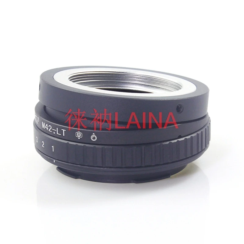 Фото Переходное кольцо M42-LT TILT для объеква M42 42 мм к камерам Leica T LT TL2 SL CL Typ701 18146 18147, Panasonic S1H/R S5, Sigma FP №4
