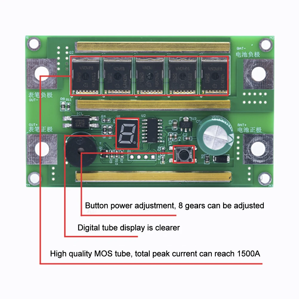 

Portable Spots Welding Machine Circuit Board for Lithium Battery Spots Weld Mini Battery Spots Weld Device Welder