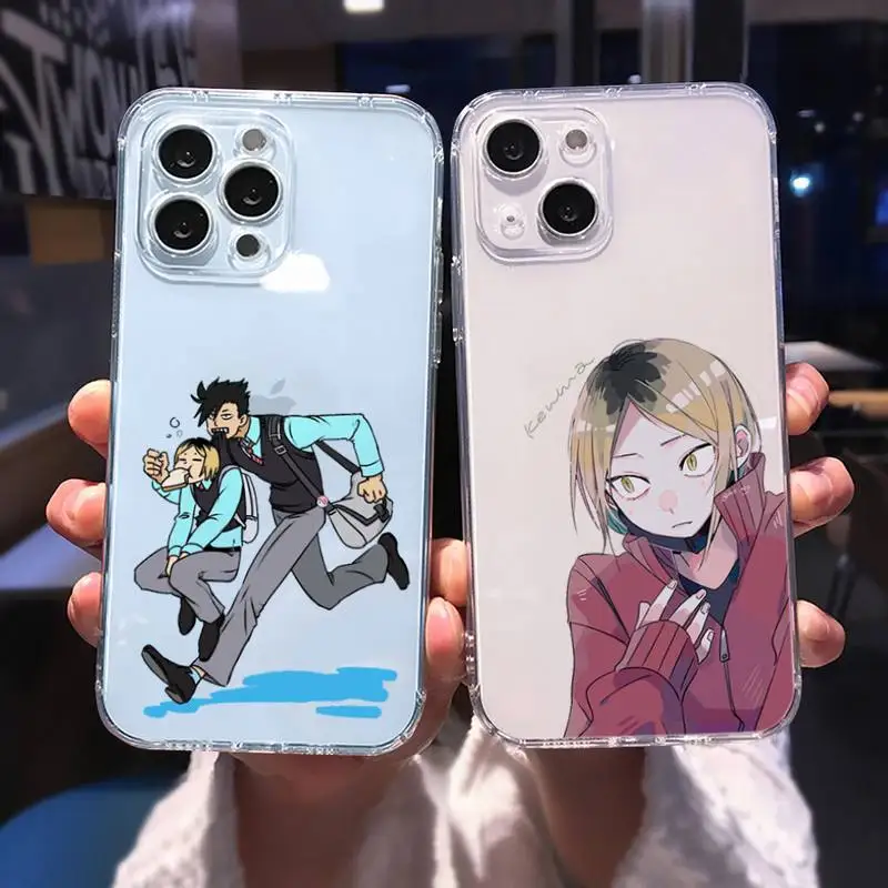 

Kenma Kozume of Haikyuu(1) Phone Case For iphone 13 12 11 8 7 plus mini x xs xr pro max Transparent soft
