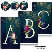 cover for fire hd 8 plusfire hd 10 11thfire 7hd 8 6th7th8thhd 10 5th7th9th initial letter print tablet hard back case