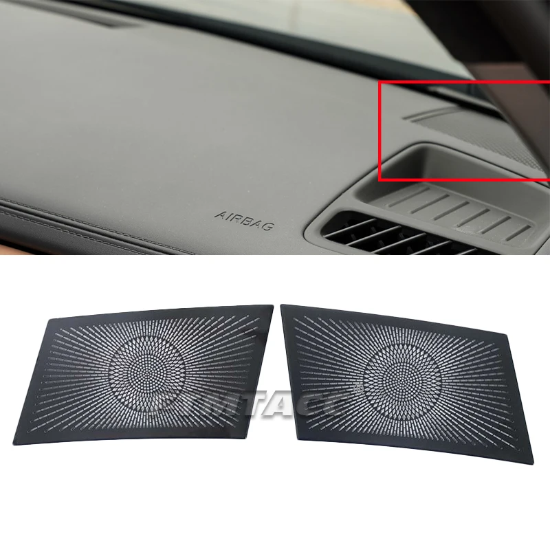 

Для Hyundai Santa Fe MX5 2024 2025 + автомобильный задний багажник из нержавеющей стали, задняя дверь, аудиодинамик, C-стойка, крышка динамика, накладка