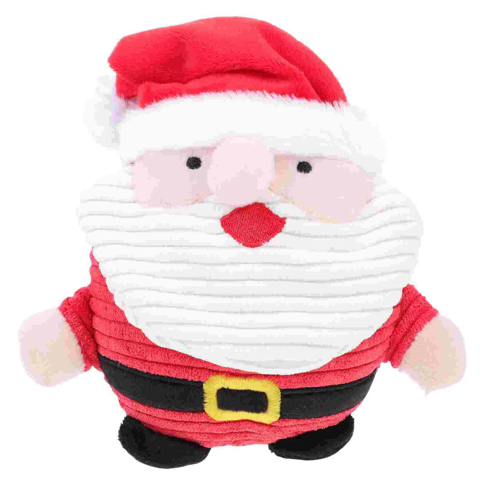 

1pc Durable Plush Biting Supplies Biting Santa Claus