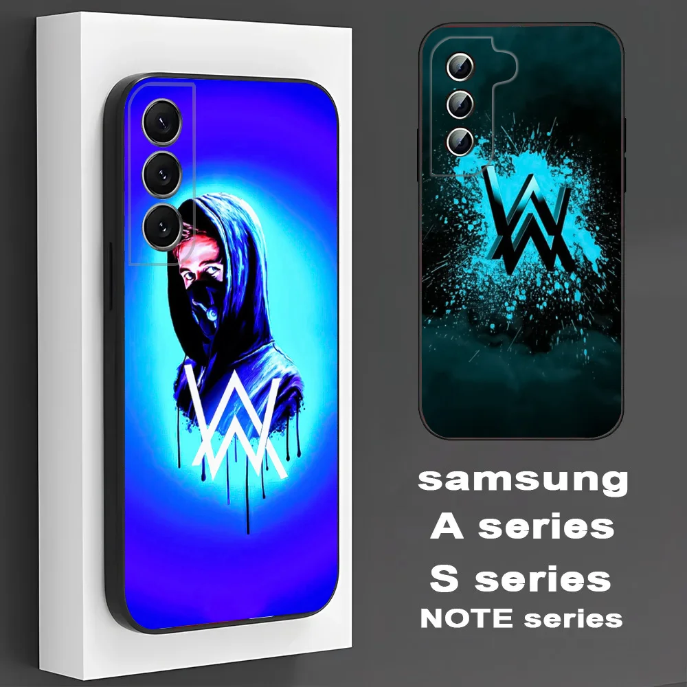 Чехол для телефона DJ A-Alan W-Walker Ультрачерный чехол Samsung Galaxy A52 A12 A51 S21 Edge S22ULTRA S23 S20LITE