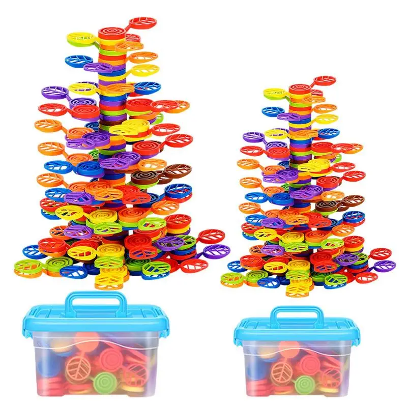 

Block Stacking Toy Stacking Learning Playset Balance Building Blocks Puzzle Fun Educational Activities Balancing Game For