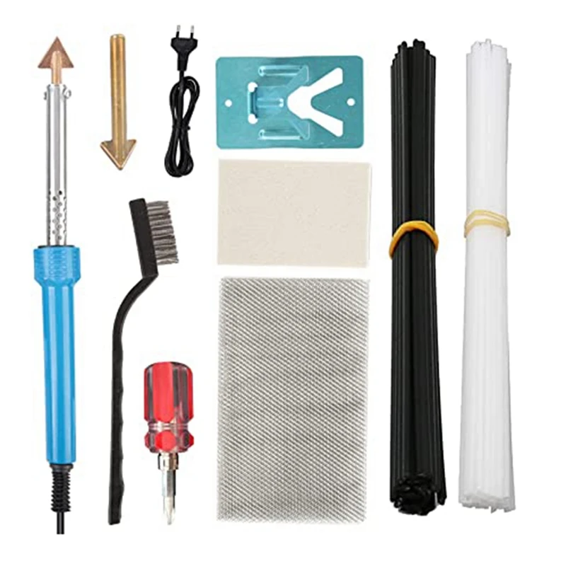 

Plastic Welding,80W Plastic Welding Machine Set Plastic Repair Machine For Car Bumper With 2 Soldering Iron Tips EU Plug