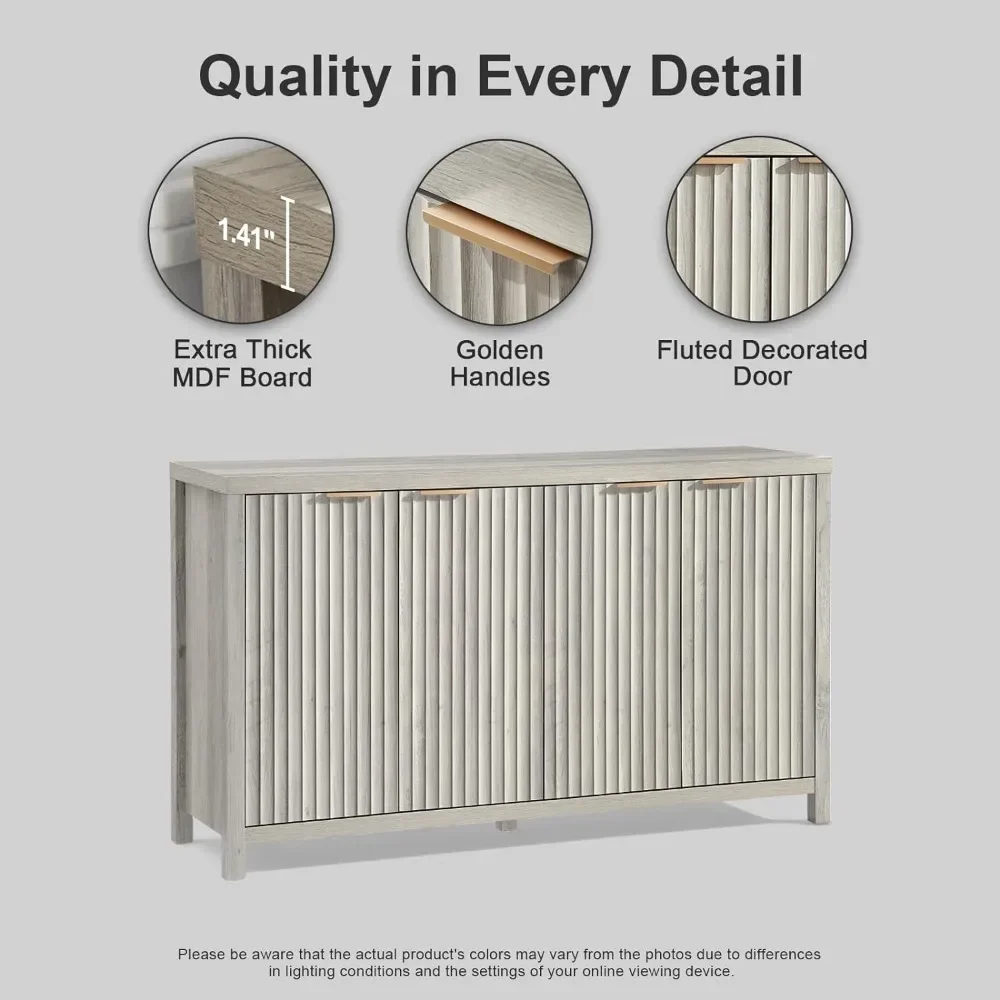 Буфет с двумя ящиками для хранения предлагаем три разных варианта высоты