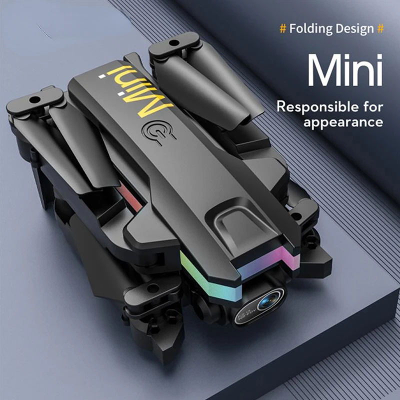 Купи Mini Drone 4K Professional HD Camera WIFI FPV Air Pressure Fixed Altitude Foldable Quadcopter RC Helicopter Toys за 1,225 рублей в магазине AliExpress