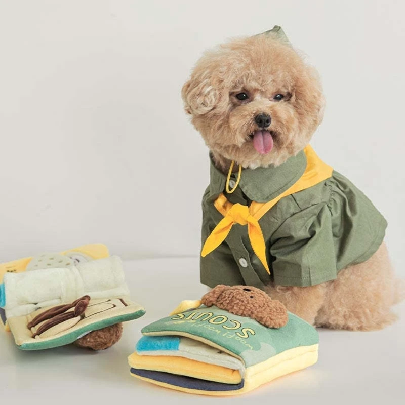 

Leaking Food Cute Sniffing Sound Books Reading Toys Dogs Tibetan Food Books Pet Plush Toys Dogs Supplies Birthday
