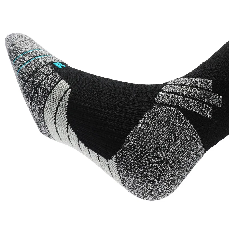 Basketball Ball Elite Basketball Sock Men's And Women's Medium  Thickened Towel Bottom Sweat Absorbing Breathable Non Slip Sport