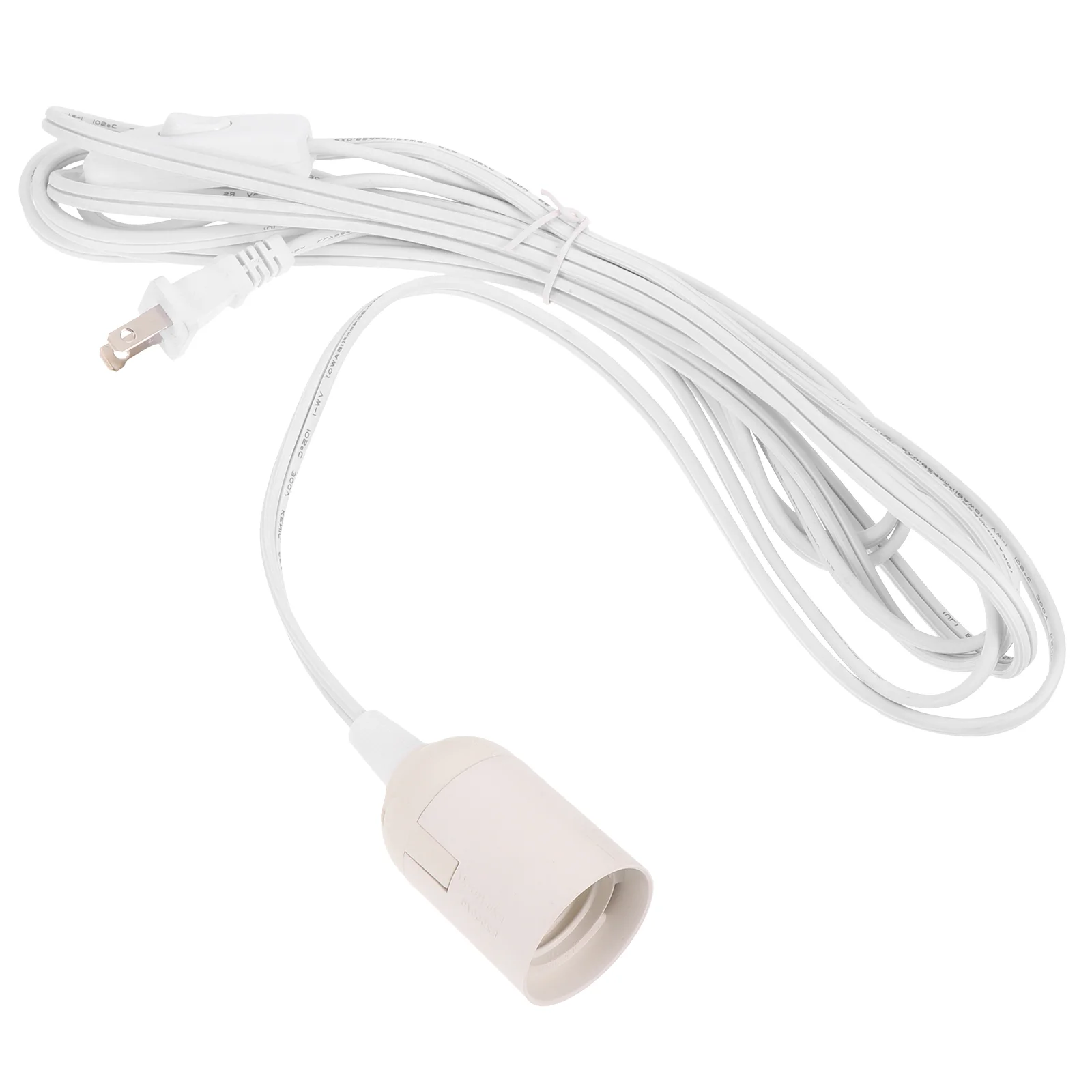 

An Fittings Light Bulb Base Socket Lamp Making Supplies Holder Cord Plastic Extension
