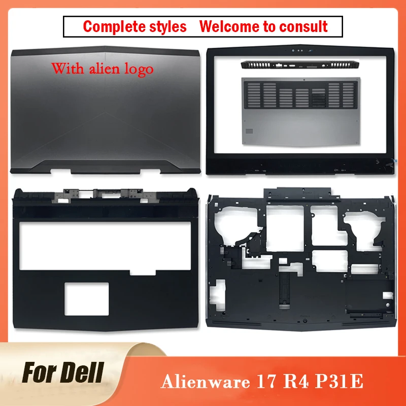 

For Dell Alienware 17 R4 P31E Laptop New LCD Back Cover Front Bezel Palmrest Bottom Case Bottom Cover Air Outlet Cover 17 R4