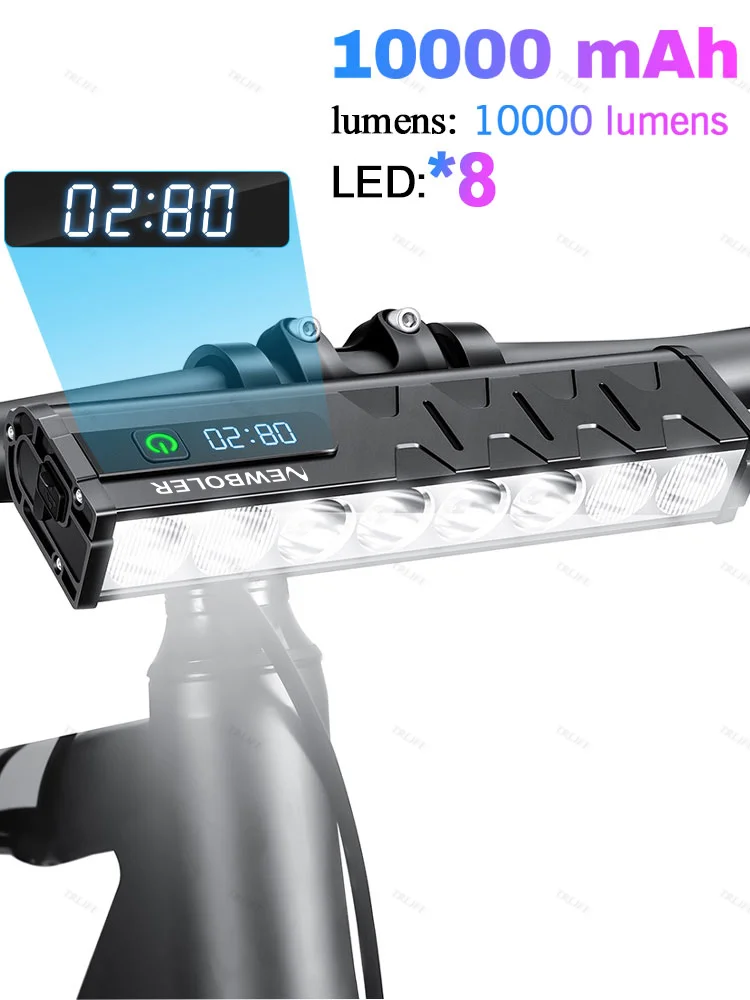 Велосипедный фонарик 10000 лм мАч