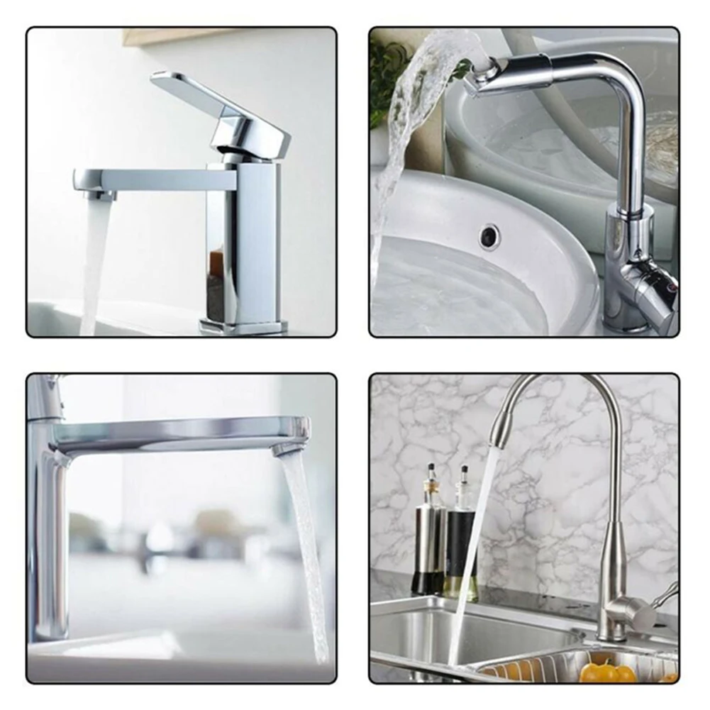 

3 Faucets Aerators Replaceable Filters Mixing Nozzles M24 Silent Soft Water Brass For Bathroom Kitchen Basin Tap Watersaving